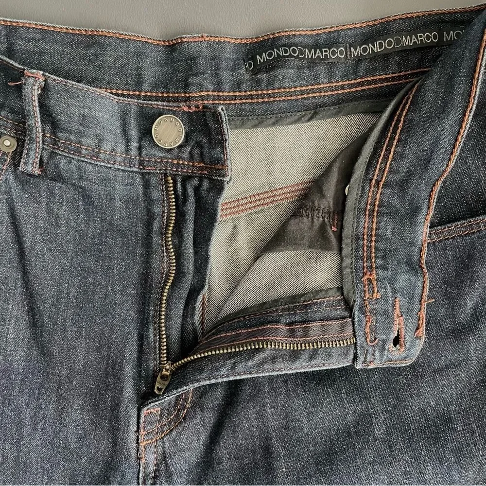Mondo Dimarco Straight Jeans Dark Wash Size 34x32